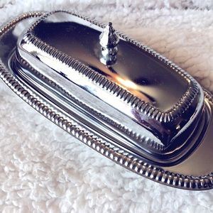 1960's Shelton-Ware Inc. Chromium Butter Dish